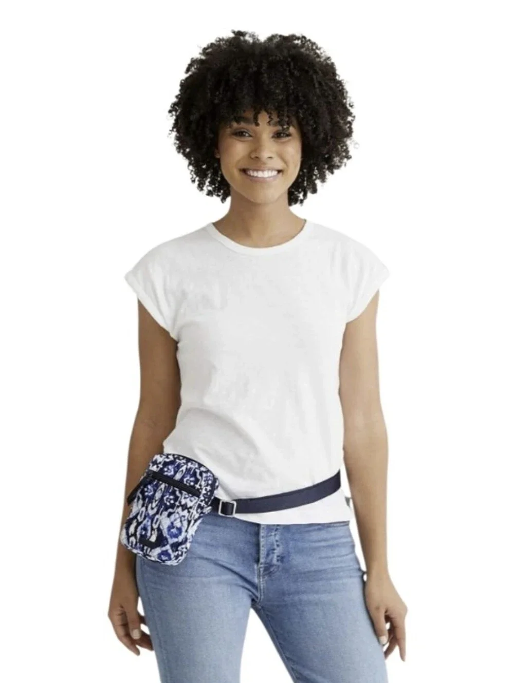 Vera Bradley Ikat Island Women's Cotton Small Convertible Crossbody Purse
